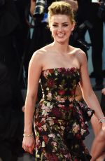 AMBER HEARD at The Danish Girl Premiere at 72nd Venice Film Festival 09/05/2015