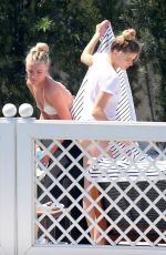 AMBER HEARD in Bikini Bottoms at a Pool in Rio De Janeiro 09/24/2015