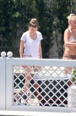 AMBER HEARD in Bikini Bottoms at a Pool in Rio De Janeiro 09/24/2015