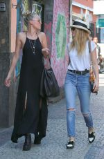 AMBER HEARD Out Shopping on the Streets of Lapa in Rio De Janeiro 09/22/2015