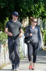 AMY ADAMS Out and About in West Hollywood 09/10/2015