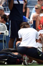 ANA IVANOVIC at 1st Round of US Open in New York 08/31/2015