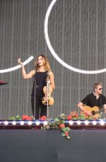 ANDREA CORR at The Corrs Playng BBC Radio 2 in Lodnon 09/13/2015