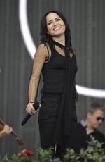 ANDREA CORR at The Corrs Playng BBC Radio 2 in Lodnon 09/13/2015