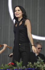 ANDREA CORR at The Corrs Playng BBC Radio 2 in Lodnon 09/13/2015