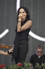 ANDREA CORR at The Corrs Playng BBC Radio 2 in Lodnon 09/13/2015