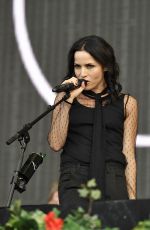 ANDREA CORR at The Corrs Playng BBC Radio 2 in Lodnon 09/13/2015