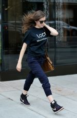 ANNA KENDRICK Leaves Trump Soho Hotel in New York 09/09/2015