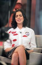 ANNE HATHAWAY at Good Morning America in New York 09/23/2015