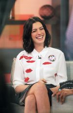 ANNE HATHAWAY at Good Morning America in New York 09/23/2015
