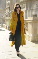 ANNE HATHAWAY Leaves Her Hotel in London 09/27/2015