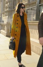 ANNE HATHAWAY Leaves Her Hotel in London 09/27/2015