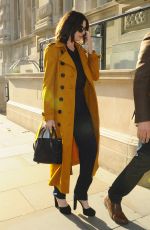 ANNE HATHAWAY Leaves Her Hotel in London 09/27/2015