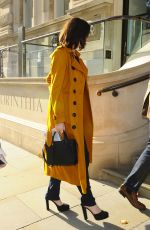 ANNE HATHAWAY Leaves Her Hotel in London 09/27/2015