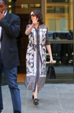 ANNE HATHAWAY Leaves Her Hotel in NEw York 09/24/2015
