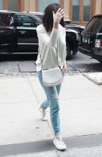 ANNE HATHAWAY Out and About in New York 09/22/2015
