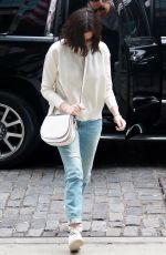 ANNE HATHAWAY Out and About in New York 09/22/2015