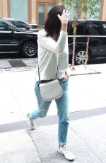 ANNE HATHAWAY Out and About in New York 09/22/2015