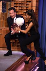 ARIANA GRANDE at The Tonight Show Starring Jimmy Fallon in New York 09/15/2015