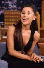 ARIANA GRANDE at The Tonight Show Starring Jimmy Fallon in New York 09/15/2015