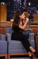 ARIANA GRANDE at The Tonight Show Starring Jimmy Fallon in New York 09/15/2015