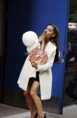 ARIANA GRANDE Leaves Good Morning America Studio in New York 09/15/2015