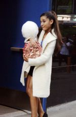 ARIANA GRANDE Leaves Good Morning America Studio in New York 09/15/2015