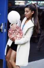 ARIANA GRANDE Leaves Good Morning America Studio in New York 09/15/2015