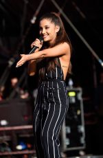 ARIANA GRANDE Performs at 2015 Global Citizen Festival in New York 09/26/2015