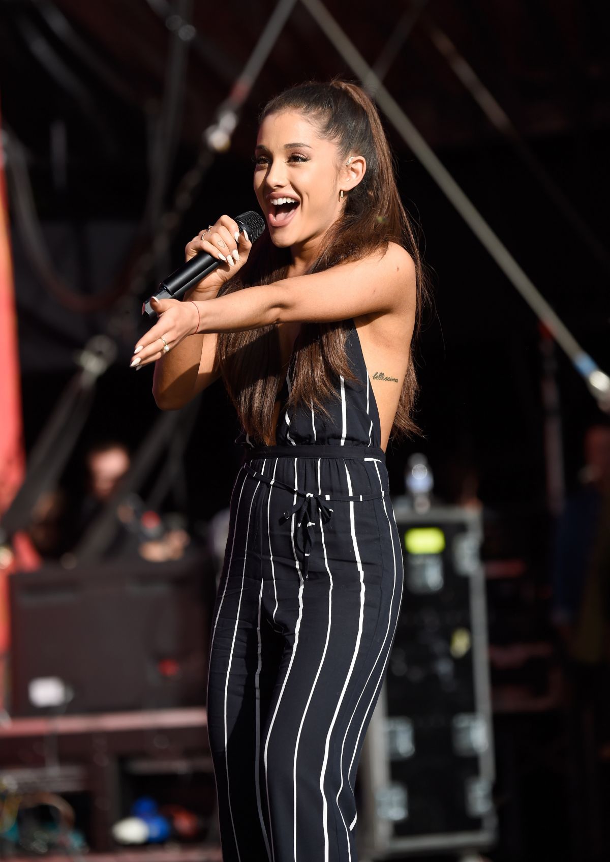ARIANA GRANDE Performs at 2015 Global Citizen Festival in New York 09 ...