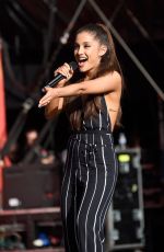 ARIANA GRANDE Performs at 2015 Global Citizen Festival in New York 09/26/2015