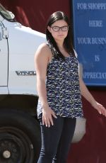 ARIEL WINTER  on the Set of Modern Family in Los Angeles 09/17/2015