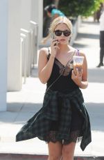 ASHLEY BENSON Out and About in Los Angeles 09/23/2015