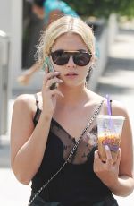 ASHLEY BENSON Out and About in Los Angeles 09/23/2015