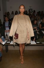 ASHLEY MADEKWE at Wes Gordon Fashion Shoe in New York 09/11/2015