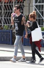 ASHLEY TISDALE and CHristopher French Out and About in New York 09/09/2015