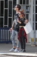 ASHLEY TISDALE and CHristopher French Out and About in New York 09/09/2015