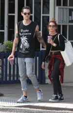 ASHLEY TISDALE and CHristopher French Out and About in New York 09/09/2015