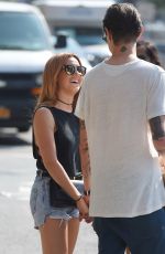 ASHLEY TISDALE in Jeans Shorts Out in New York 09/08/2015
