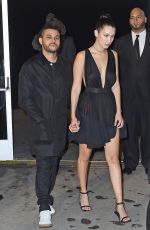 BELLA HADID at Alexander Wang Fashion Show in New York 09/12/2015