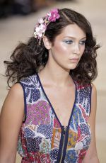 BELLA HADID at Diane Von Furstenberg Fashion Show in New York 09/13/2015