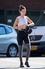 BELLA HADID Leaves a Gym in New York 09/15/2015