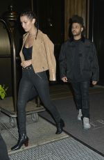 BELLA HADID Night Out in New York 09/08/2015