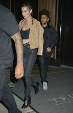 BELLA HADID Night Out in New York 09/08/2015