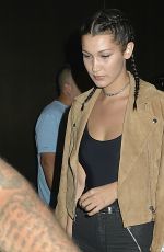 BELLA HADID Night Out in New York 09/08/2015