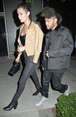 BELLA HADID Night Out in New York 09/08/2015