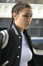 BELLA HADID Out and About in New York 09/08/2015