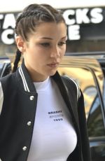 BELLA HADID Out and About in New York 09/08/2015