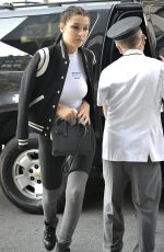 BELLA HADID Out and About in New York 09/08/2015