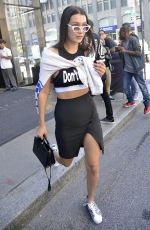 BELLA HADID Out and About in New York 09/16/2015